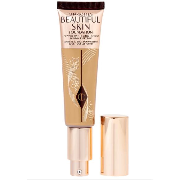 Charlotte Tilbury Beautiful Skin Medium Coverage Liquid Foundation #7 Warm NEW - Picture 1 of 8